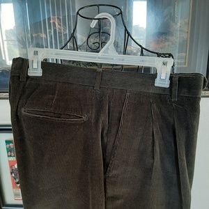Mens Courderoy Dress Pants Size 36W - 33.5L Brown